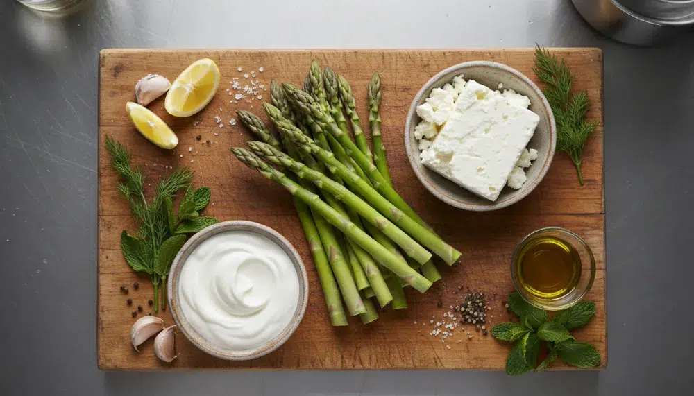 Roasted Asparagus Whipped Feta 1