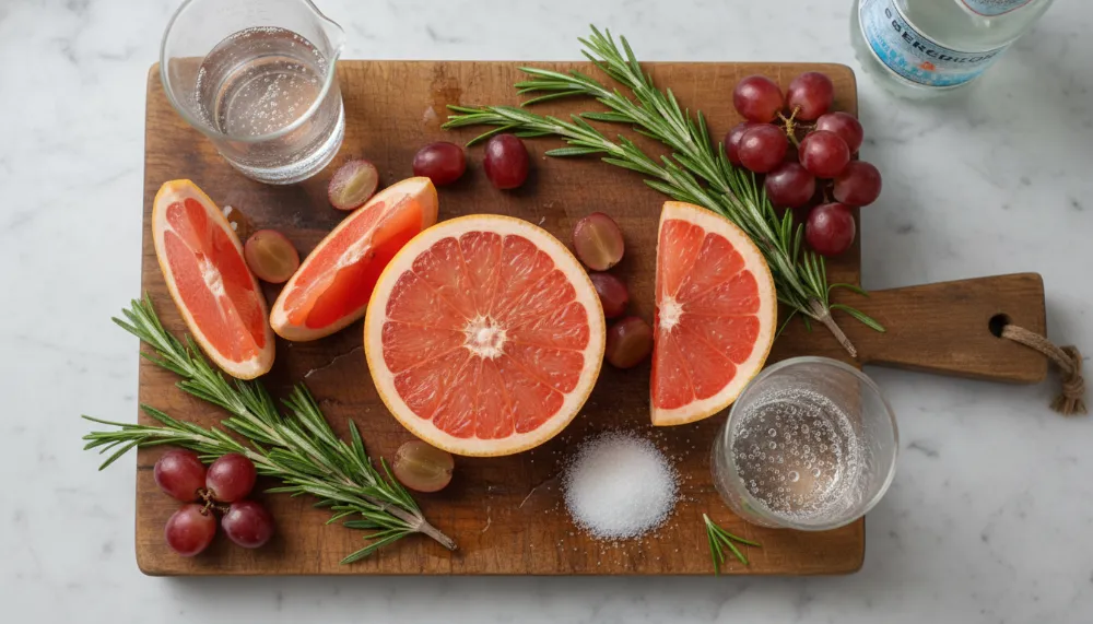 Rosemary Grapefruit Fizz 1