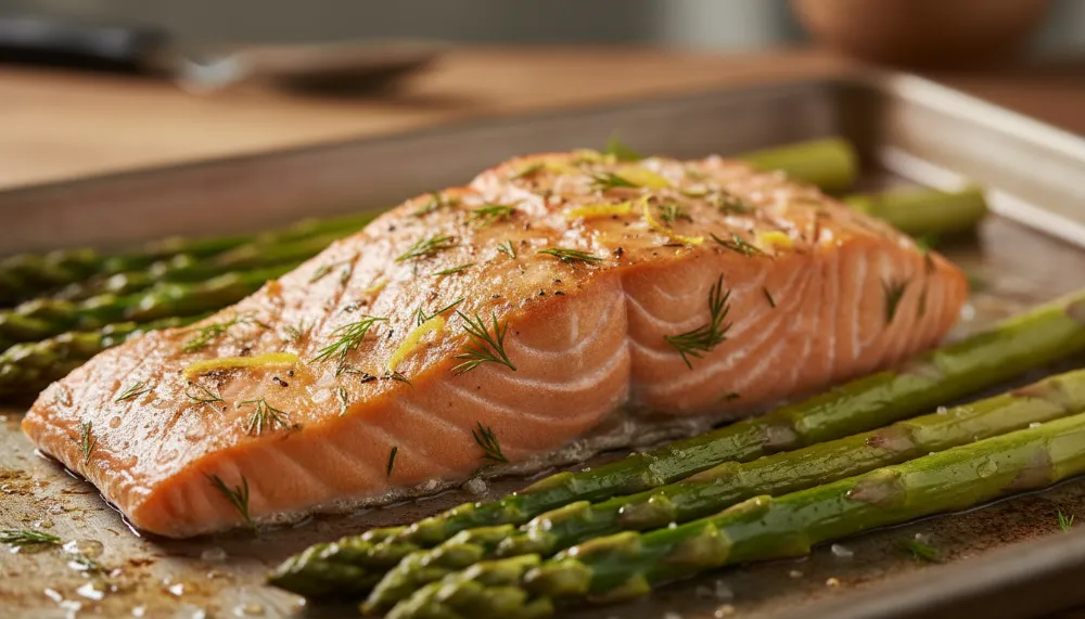 Sheet Pan Salmon and Asparagus 2