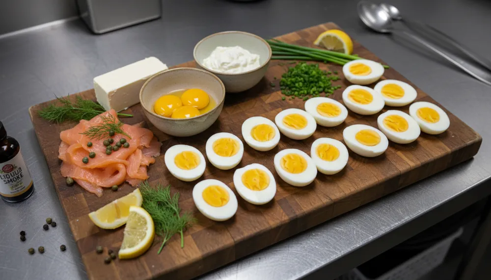 The Ultimate Smoked Salmon Deviled Eggs: A Gourmet Guide to High-Protein Elegance 2 Smoked Salmon Deviled Eggs 1
