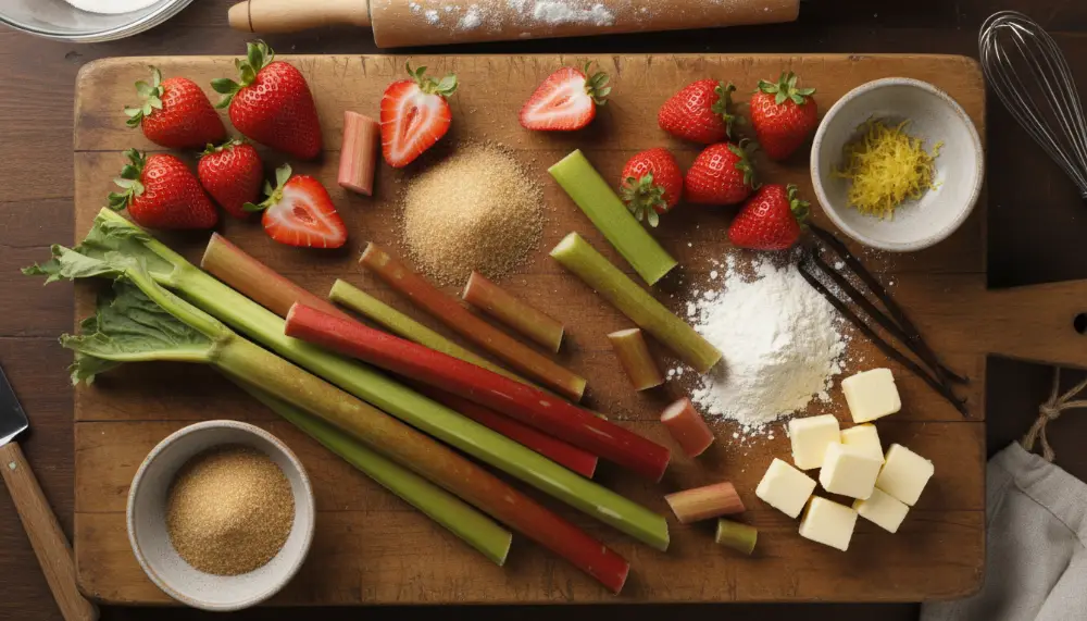 Strawberry Rhubarb Pie 1