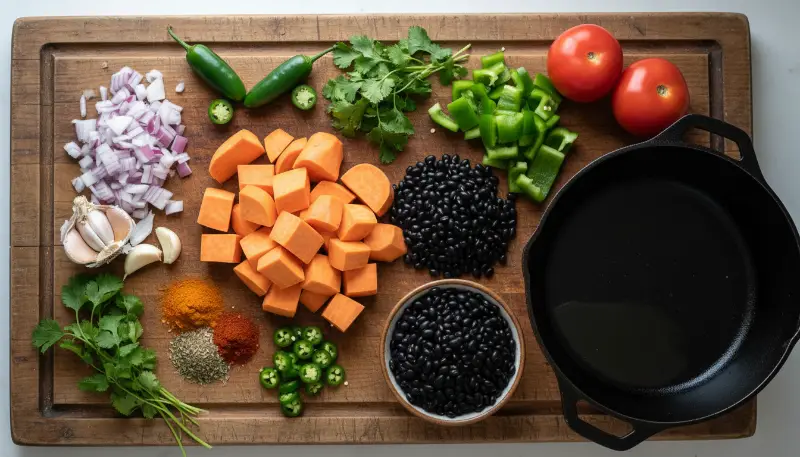 Sweet Potato Black Bean Chili 1