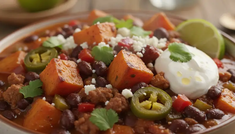 Sweet Potato Black Bean Chili 2