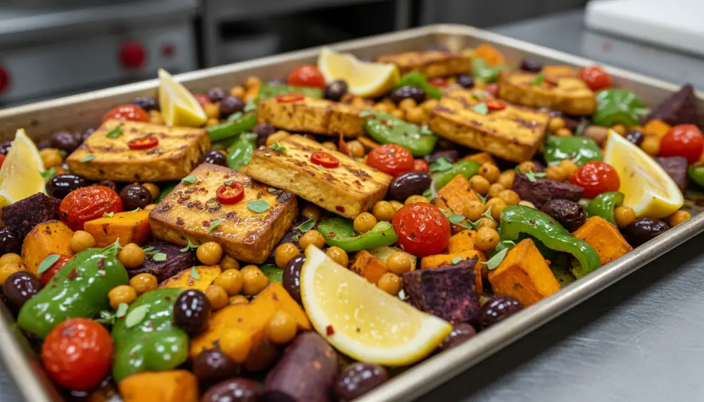 Vegan Mediterranean Sheet Pan 0