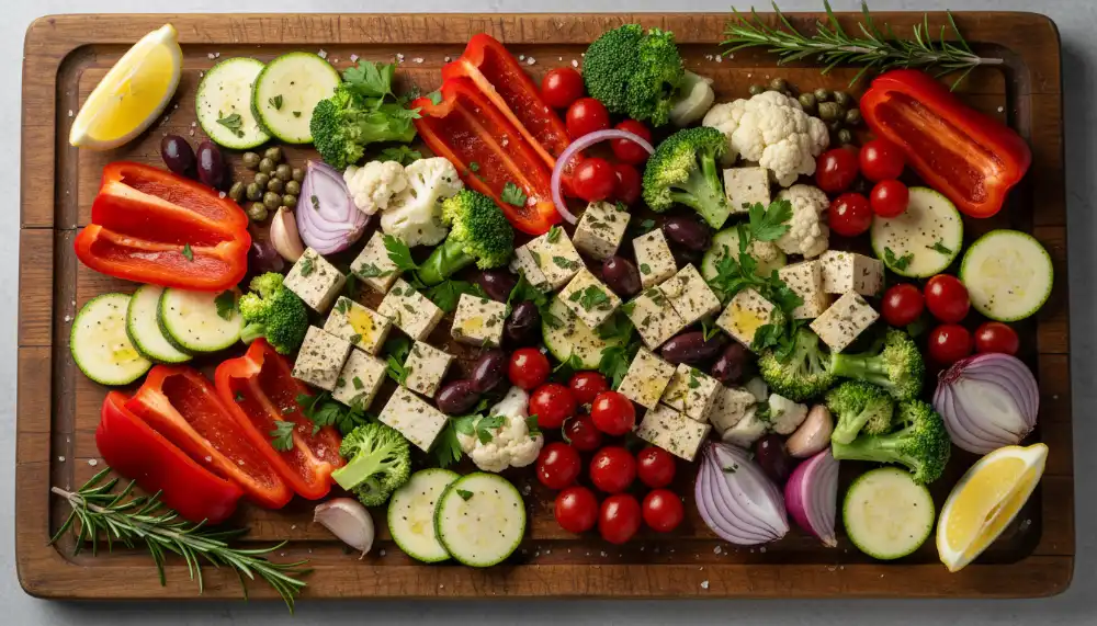 Vegan Mediterranean Sheet Pan 1