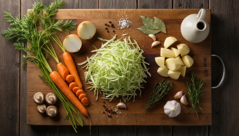 Winter Cabbage and Potato Soup 1