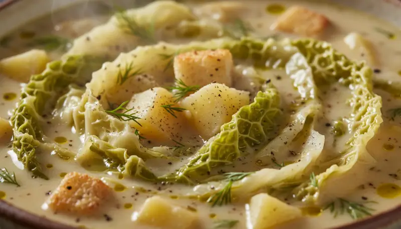 Winter Cabbage and Potato Soup 2