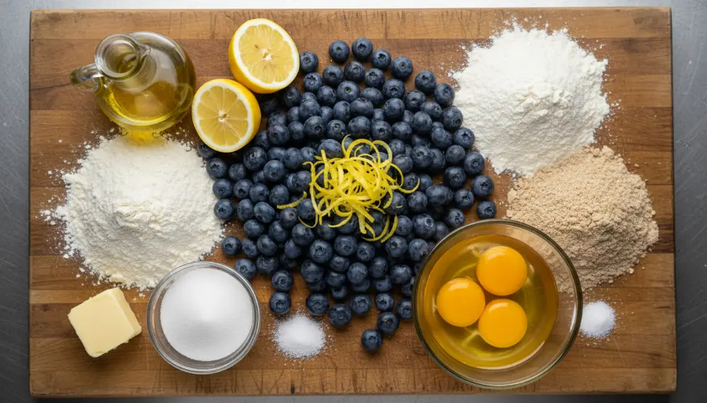 gluten free lemon blueberry bread 1