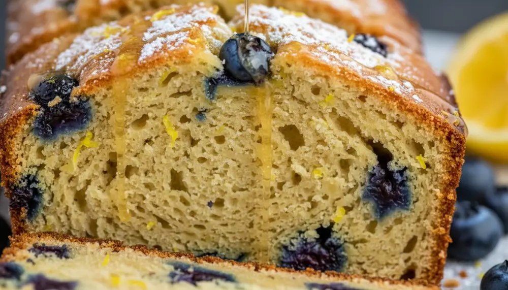gluten free lemon blueberry bread 2