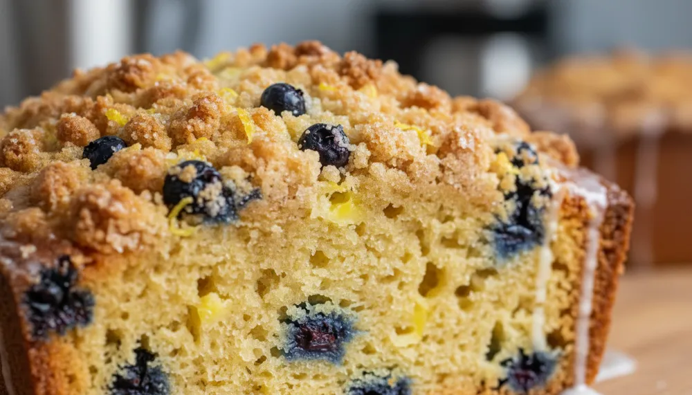 lemon blueberry loaf with streusel 2