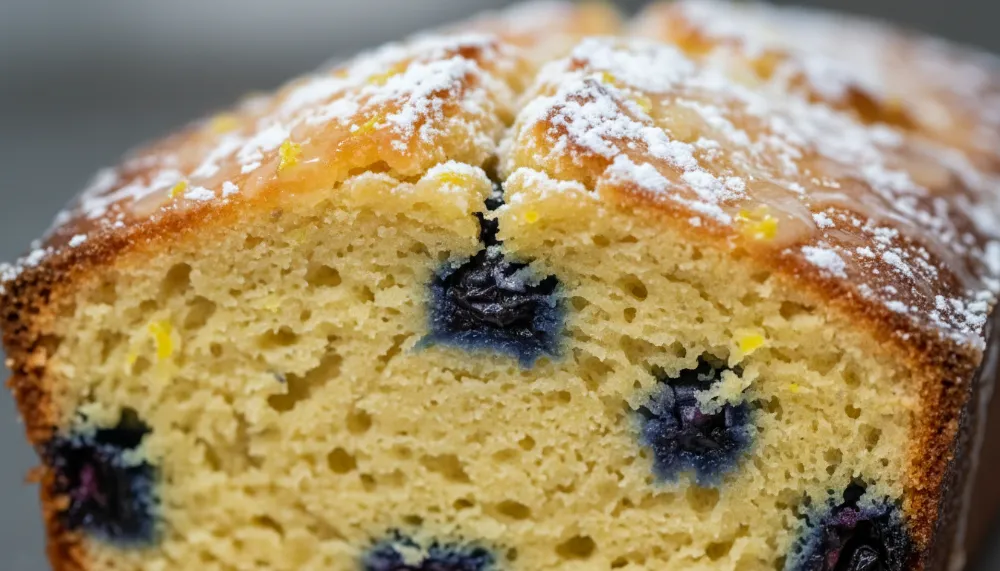one bowl lemon blueberry loaf 2