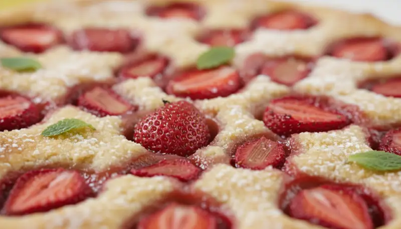 The Ultimate Shortbread Rhubarb Strawberry Tart: A Masterclass in Seasonal Baking 3 shortbread rhubarb strawberry tart 2