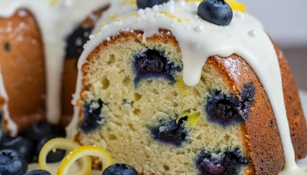 sour cream lemon blueberry cake 2