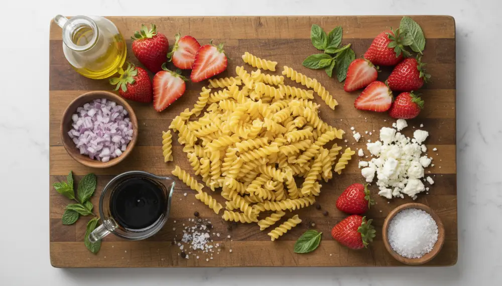 The Ultimate Strawberry Balsamic Pasta Salad: A Gourmet Deep Dive 1 strawberry balsamic pasta salad 1