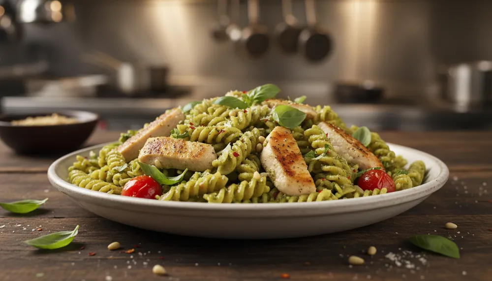 30 Minute Chicken Pesto Pasta 0