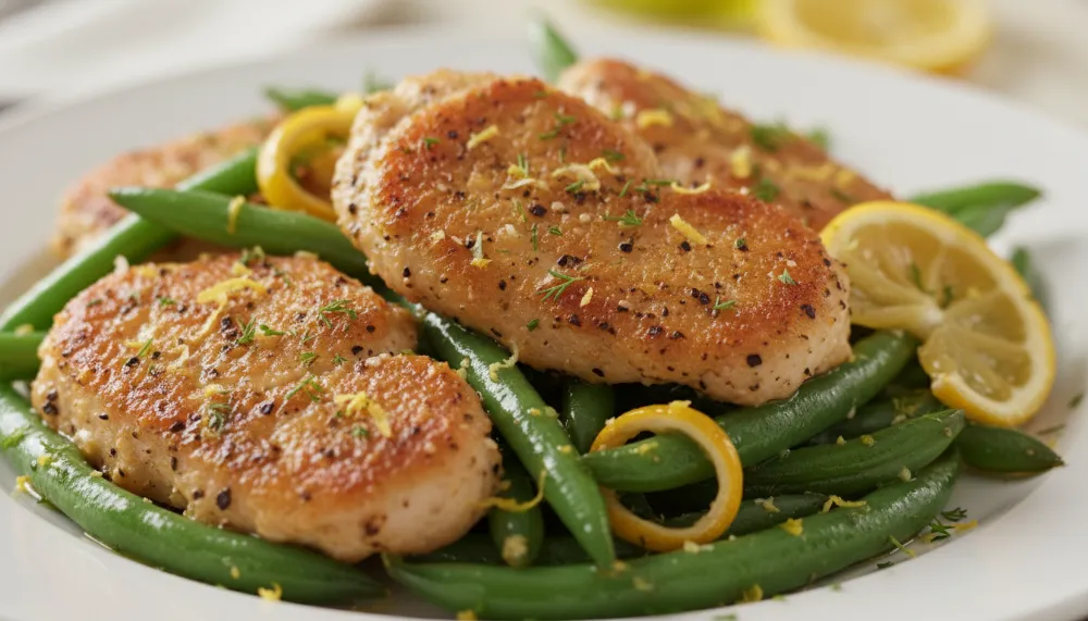 30 Minute Lemon Pepper Chicken and Green Beans 2