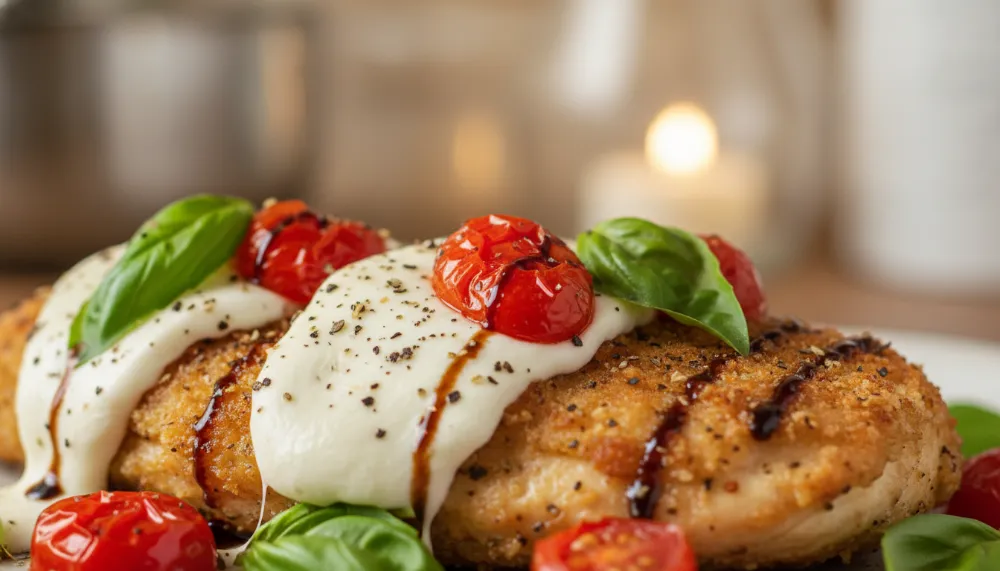 Air Fryer Caprese Chicken 2