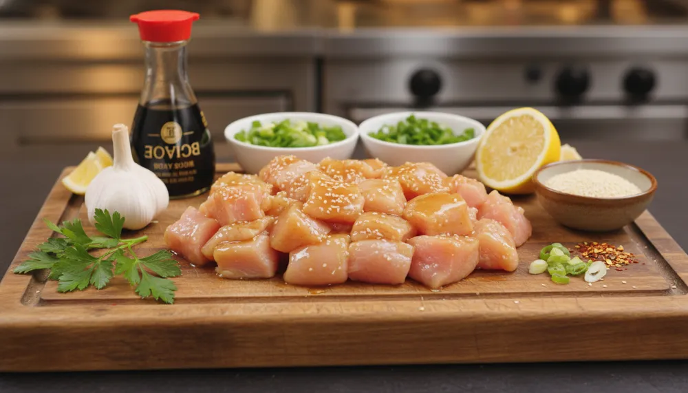 Air Fryer Honey Garlic Chicken Bites 1