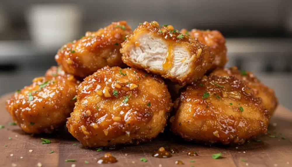 Air Fryer Honey Garlic Chicken Bites 2