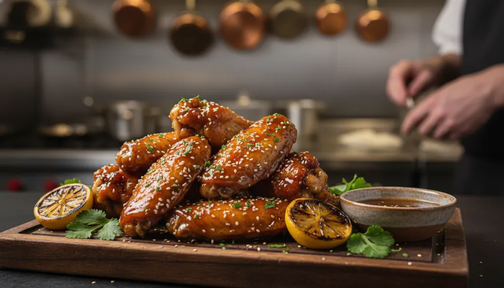 Air Fryer Honey Garlic Chicken Wings 0