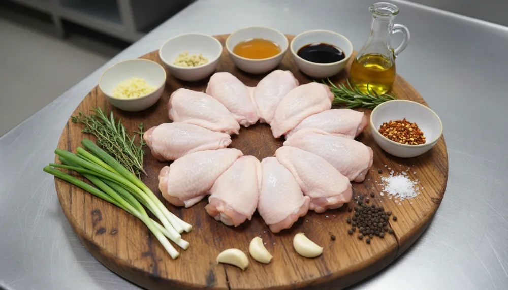 Air Fryer Honey Garlic Chicken Wings 1