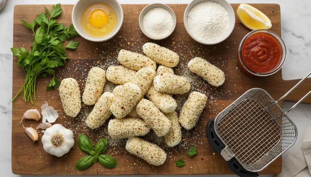 The Ultimate Air Fryer Mozzarella Sticks: Crispy, Cheesy Perfection Every Time 1 Air Fryer Mozzarella Sticks 1