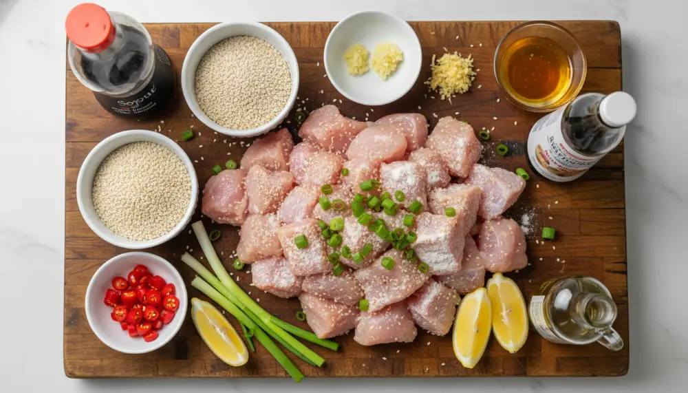 Air Fryer Sesame Chicken 1