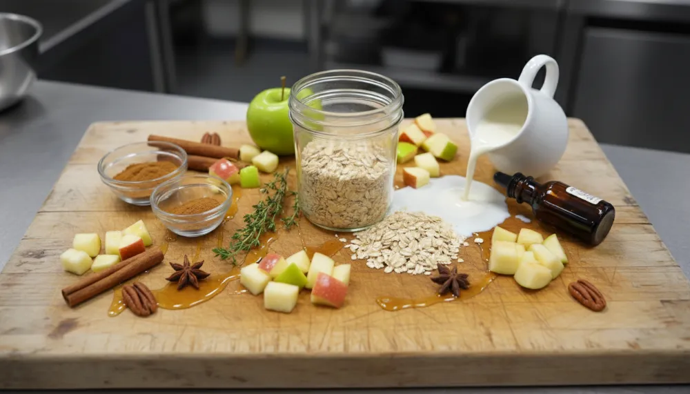 Apple Pie Overnight Oats 1