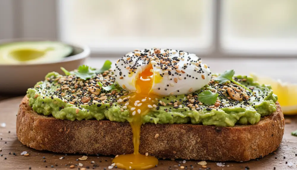 Avocado Toast with Everything Bagel Seasoning 2