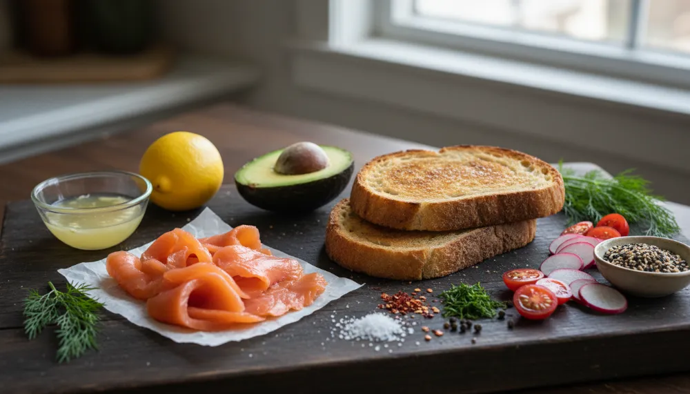 Avocado Toast with Smoked Salmon 1