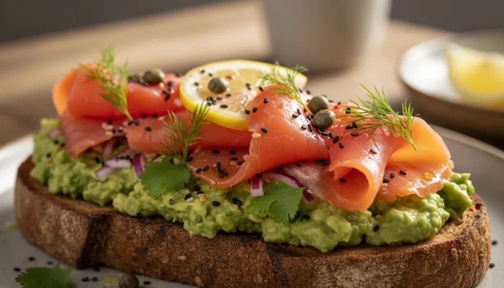 Avocado Toast with Smoked Salmon 2