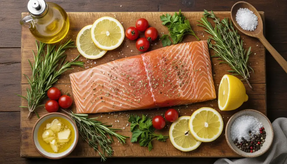 Baked Lemon Herb Salmon 1