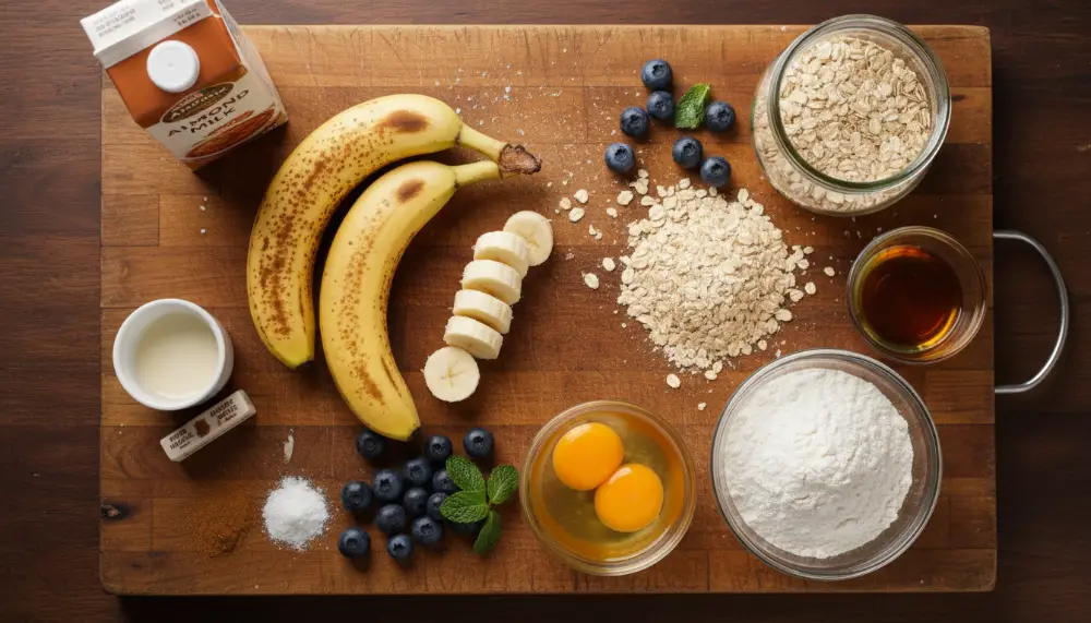 Banana Oat Pancakes Gluten Free 1