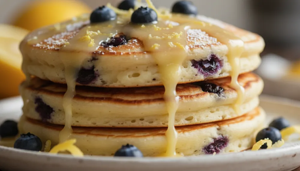 Blueberry Lemon Ricotta Pancakes 2
