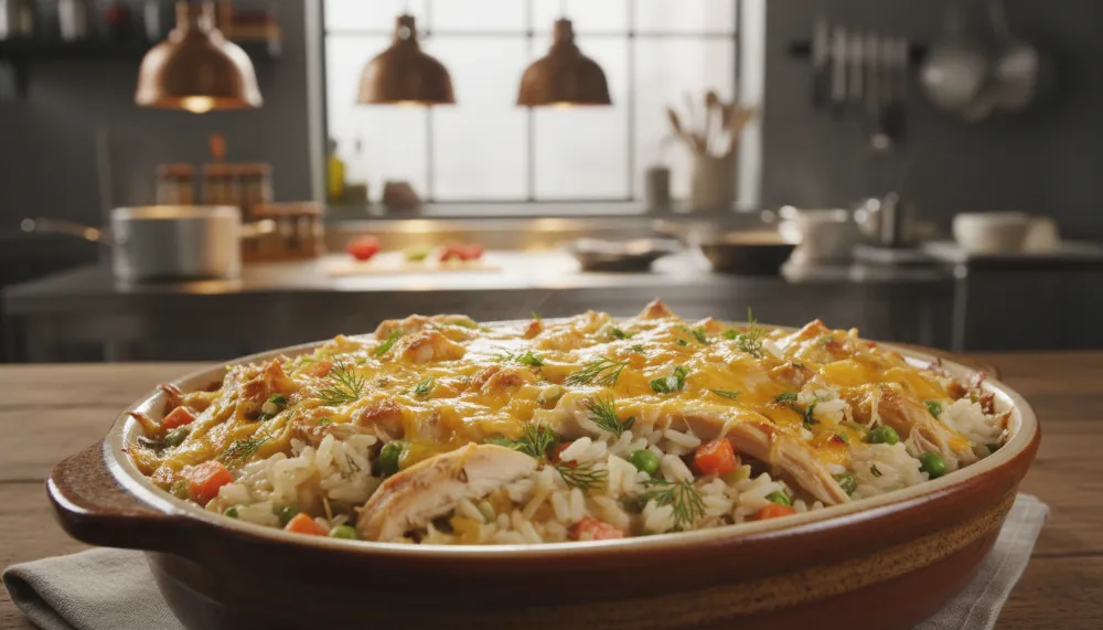 Budget Chicken and Rice Casserole 0