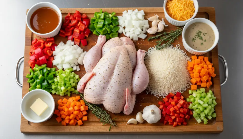 Budget Chicken and Rice Casserole 1