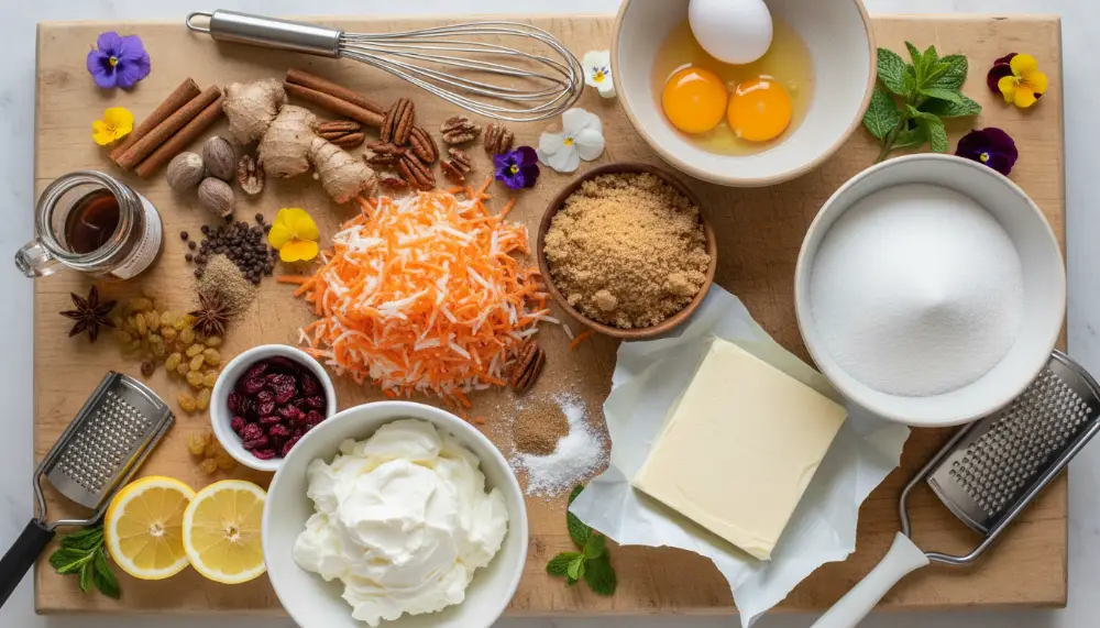 Carrot Cake Cheesecake Bars — Spring Layered Dessert 1