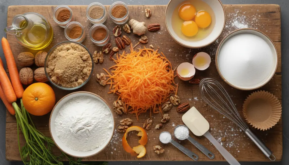 Carrot Cake Cupcakes 1