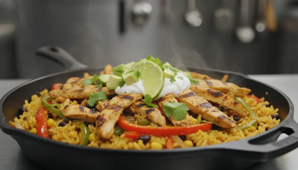 Home 1 Chicken Fajita Rice Skillet 0
