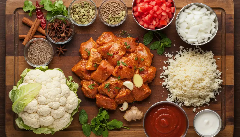 Chicken Tikka Masala with Cauliflower Rice 1