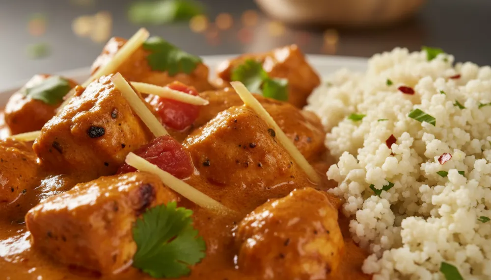 Chicken Tikka Masala with Cauliflower Rice 2