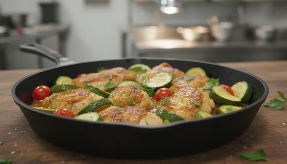 Chicken and Zucchini Skillet 0