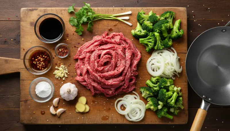 The Ultimate Guide to Chinese Beef and Broccoli (One Pan Take-Out) 2 Chinese Beef and Broccoli One Pan Take Out 1