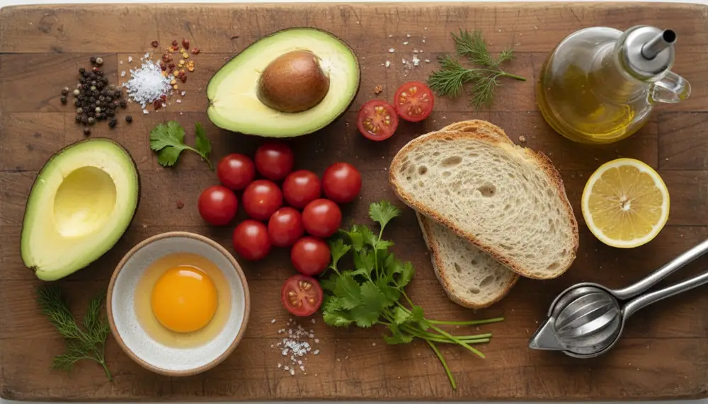 Classic Avocado Toast with Poached Egg 1