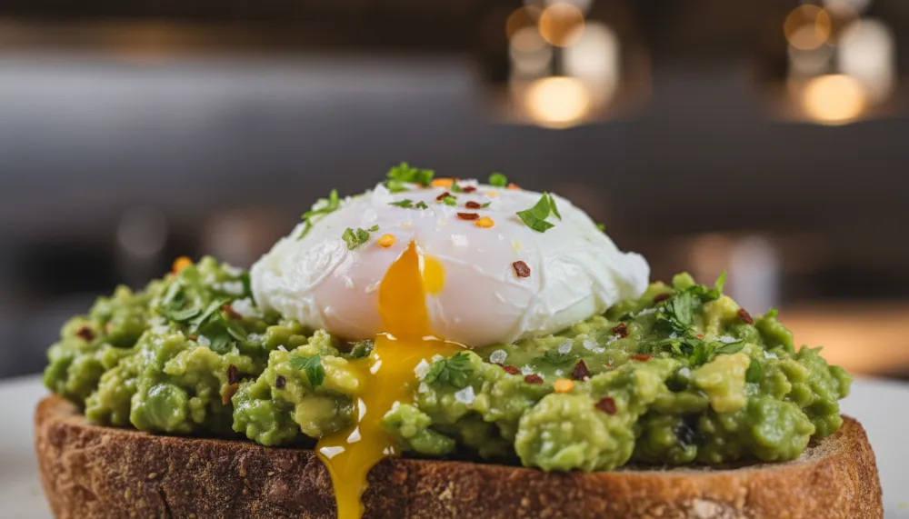 Classic Avocado Toast with Poached Egg 2