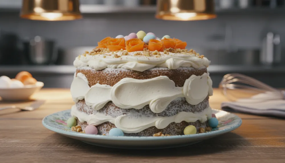 Classic Carrot Cake with Cream Cheese Frosting — Easter 0