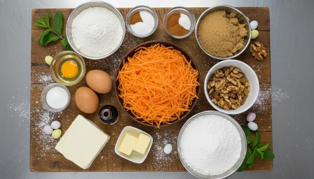 Classic Carrot Cake with Cream Cheese Frosting — Easter 1