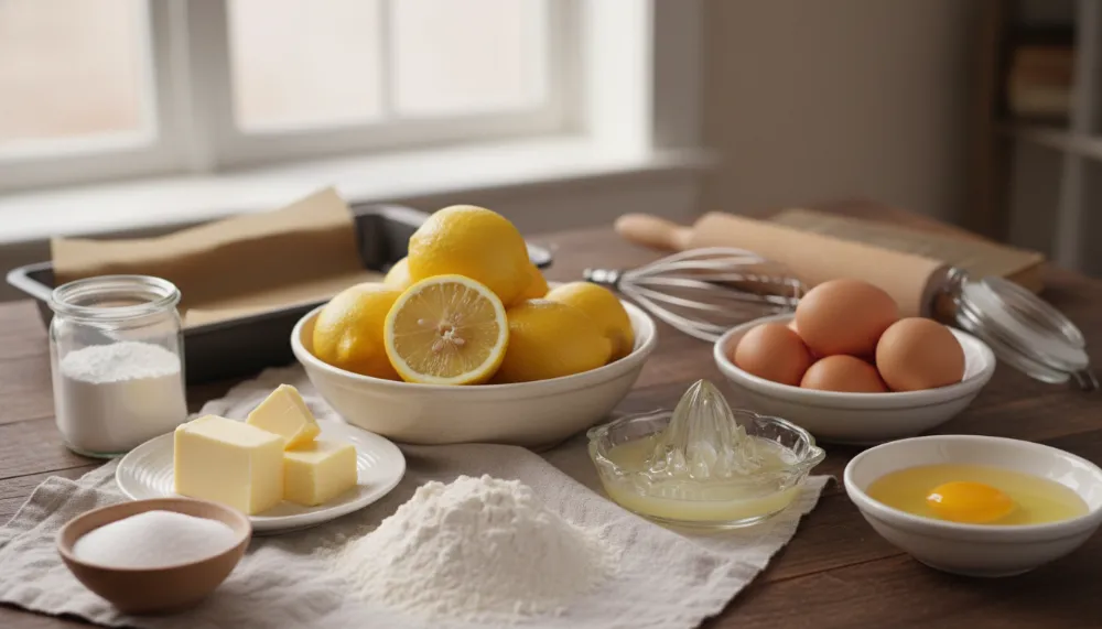 Classic Lemon Bars with Shortbread Crust 1