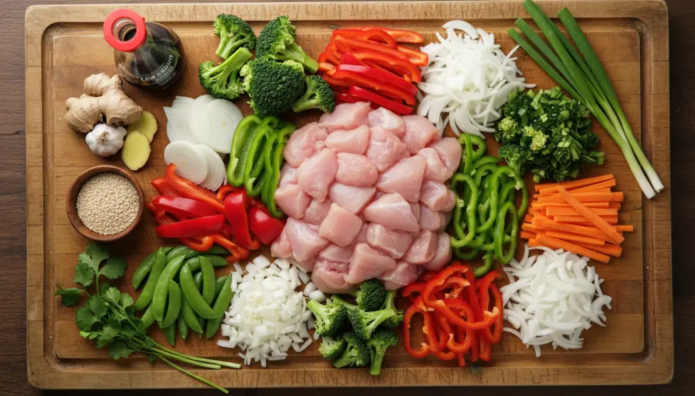 Clean Eating Chicken Veggie Stir Fry 1