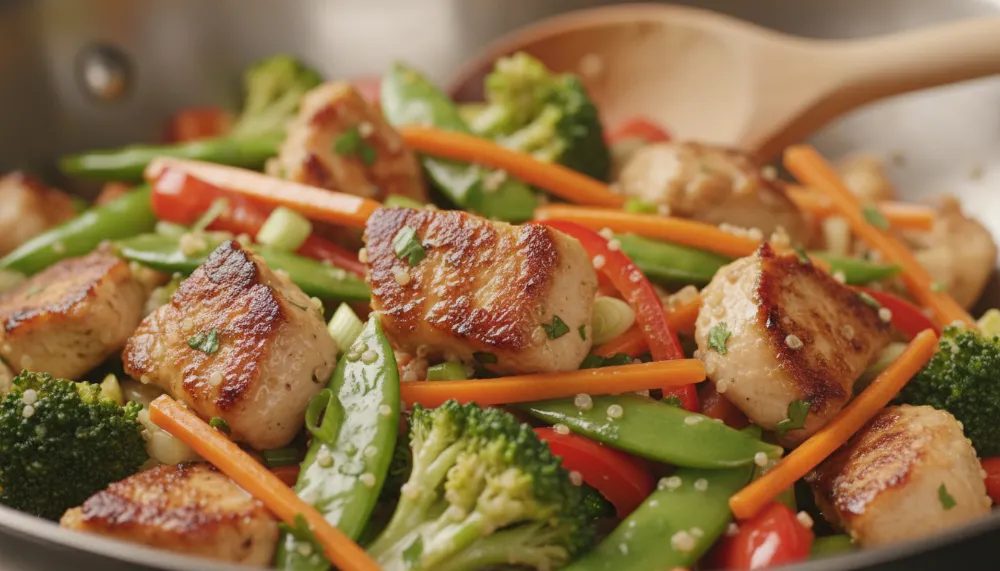 Clean Eating Chicken Veggie Stir Fry 2